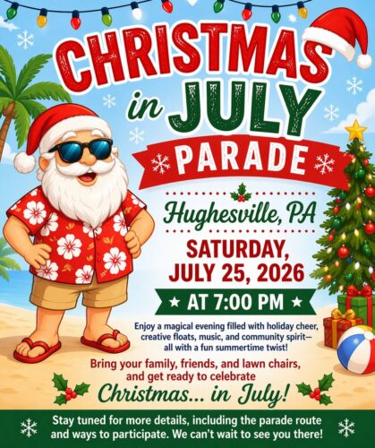 Hughesville to host  Christmas in July Parade